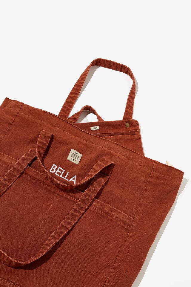 Personalised Wellness Tote, GINGER BISCUIT
