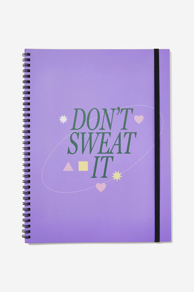 A4 Spinout Notebook, DON T SWEAT IT