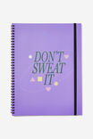 A4 Spinout Notebook, DON T SWEAT IT - alternate image 1
