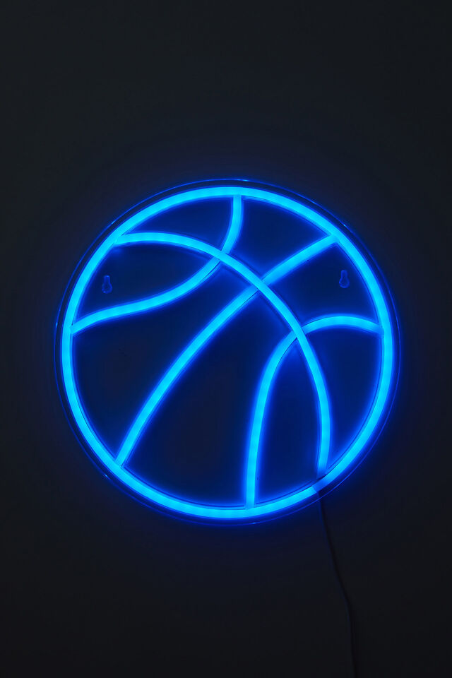 Neon Wall Light, BASKETBALL