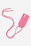 Cross Body Phone Case Iphone 11, SIZZLING PINK - alternate image 1