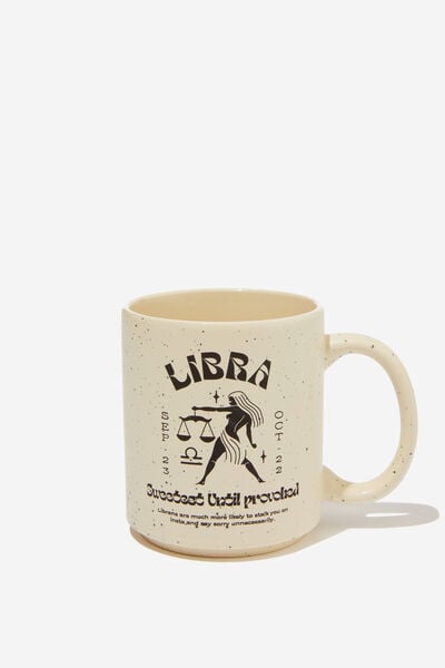 Daily Mug, LIBRA HOROSCOPE SPECKLE