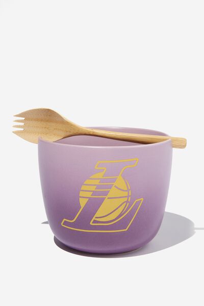 Collab Fork It Feed Me Bowl, LCN NBA LAKERS