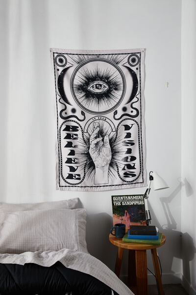 Fabric Wall Hanging, BELIEVE IN YOUR VISIONS!
