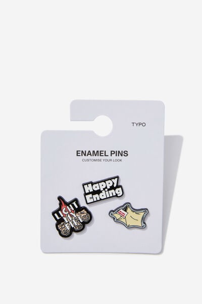 Enamel Pins 3Pack, CAMPING ADVENTURE