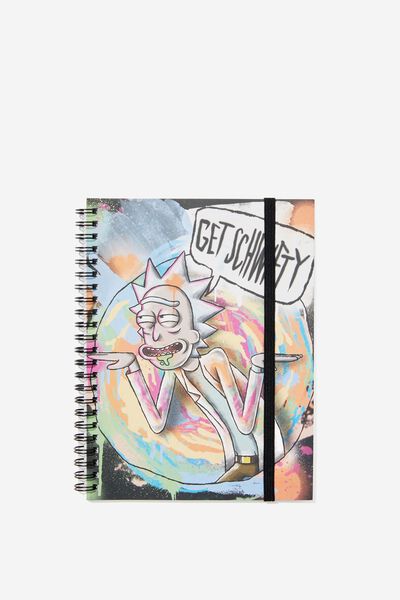 A5 Spinout Notebook, LCN WB RICK AND MORTY GET SCHWIFTY