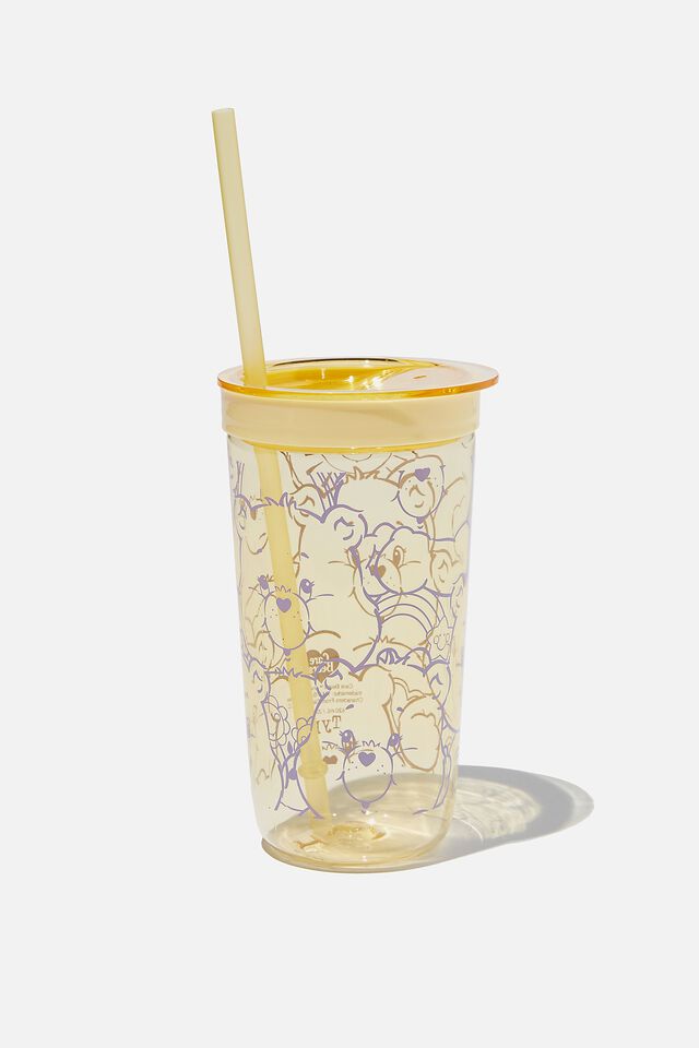 Care Bears Bubble Up Smoothie Cup, LCN CLC CARE BEARS YELLOW