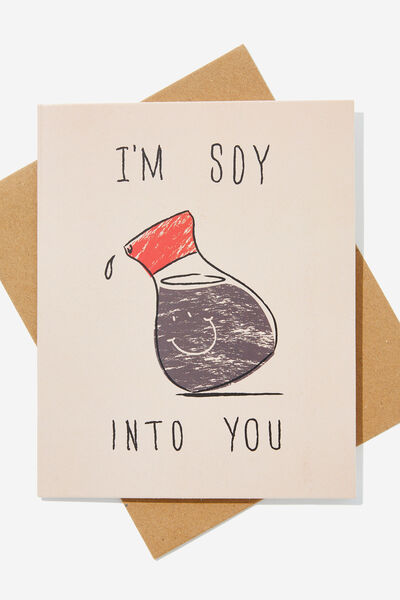 Love Card, I M SOY INTO YOU