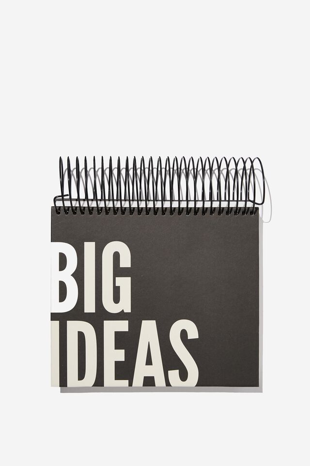 Big Spiral Notepad, BLACK BIG IDEAS