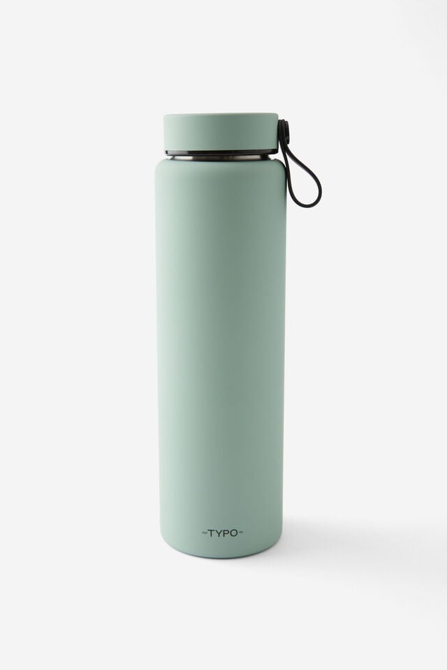 On The Move 1L Drink Bottle 2.0, SMOKE GREEN