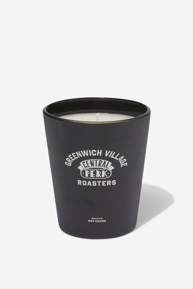 Collab Coffee Cup Candle, LCN WB FRIENDS CENTRAL PERK BLACK