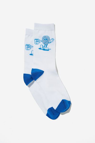 Novelty Packaged Socks, GOOD TIMES COFFEE CUP SOCKS (M/L)