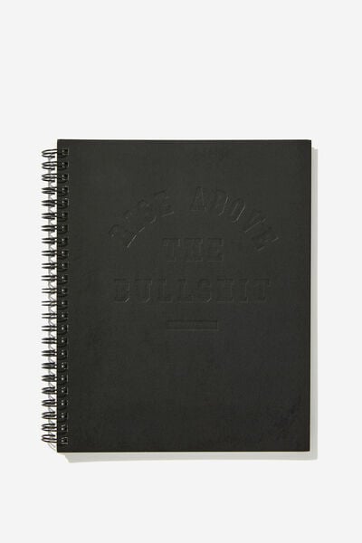 A5 Campus Notebook-V (8.27" x 5.83"), RISE ABOVE THE BULLSHIT