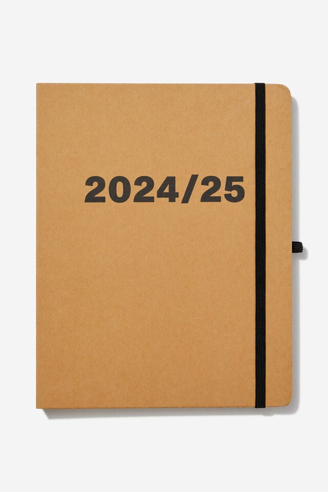 2024 25 Stay Focused Planner, KRAFT AND BLACK