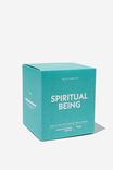 Tell It Like It Is Candle, TEAL BLUE SPIRITUAL BEING - alternate image 3