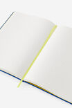 B5 Hard Lined Notetaker Notebook, OCEANA WASABI - example image 3