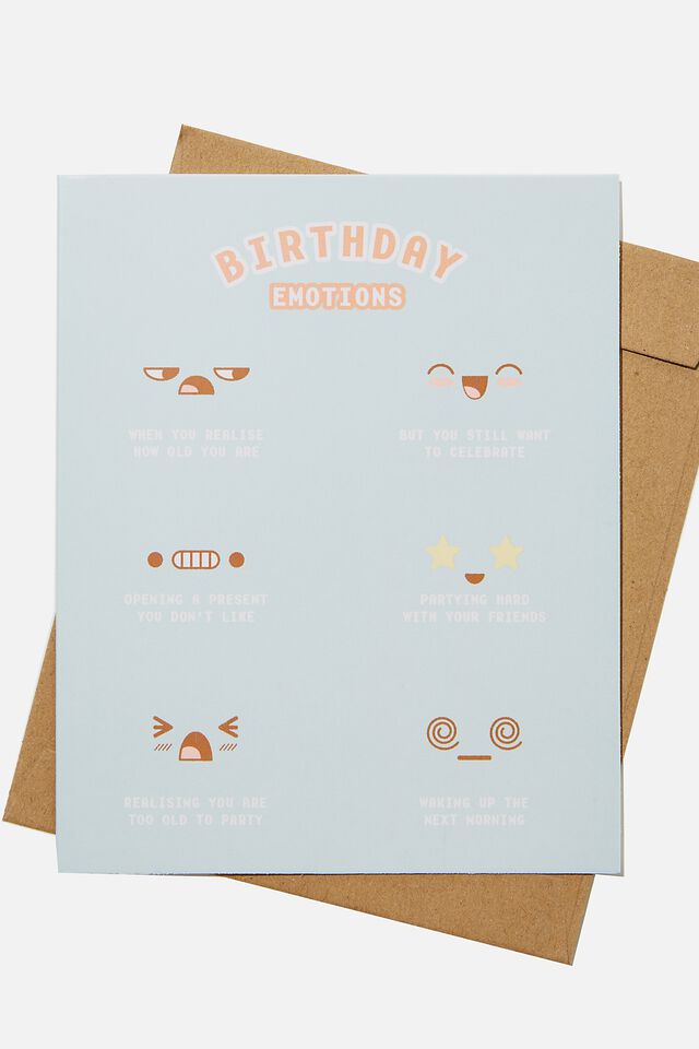 Nice Birthday Card, RG ASIA BIRTHDAY EMOTIONS