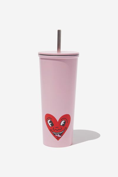 Collab Metal Smoothie Cup, LCN KEI HEART FACE BASE
