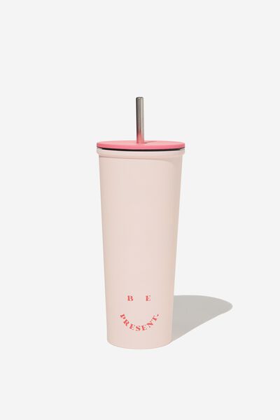 Metal Smoothie Cup, WHISPER PINK BE PRESENT