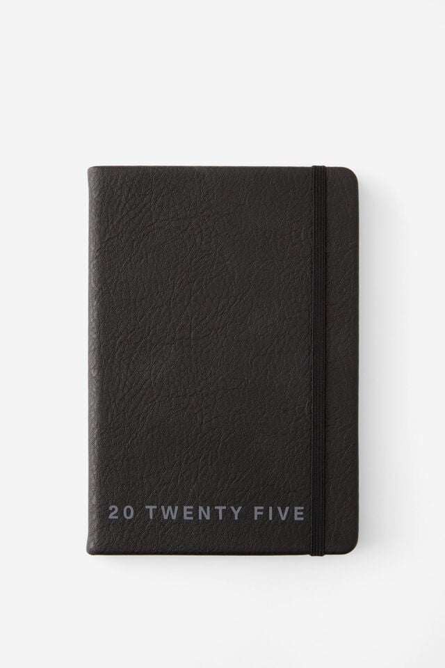 2025 A5 Weekly Buffalo Diary, BLACK