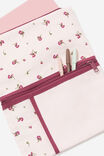 Everyday Compact Pencil Case, BALLET BLUSH / MEADOW DITSY BLUSH - alternate image 2