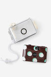 Partyproof Underwater Camera, ESPRESSO MINTY POLKA - example image 2