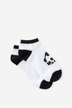Ankle Socks 2 Packs, SLEEPING PANDA S/M - example image 2