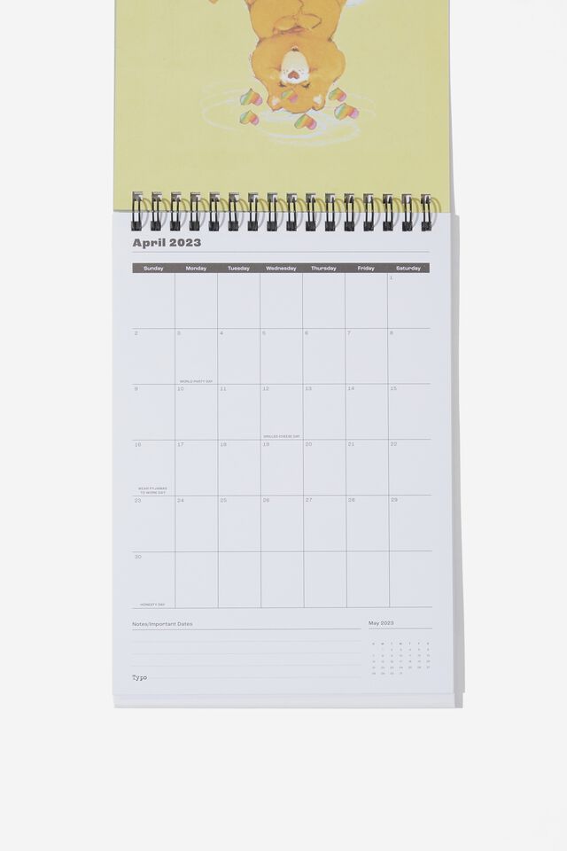 2023 Get A Date Desk Calendar, LCN CLC CAREBEARS