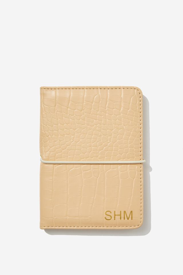 Personalised Off The Grid Passport Holder