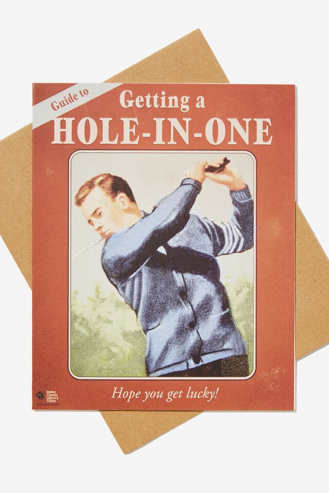 Love Card, HOLE IN ONE HOPE YOU GET LUCKY