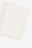Personalised A5 Hard Lined Notetaker Notebook, ECRU DITSY CELESTIAL - example image 4