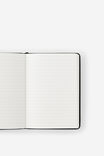 Personalised B6 Hard Cover Lined Notebook, BLACK - example image 2