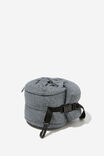 Foldable Travel Neck Pillow, CHARCOAL MARLE - alternate image 2