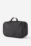 Flat Lay Wash Bag, BLACK - alternate image 1