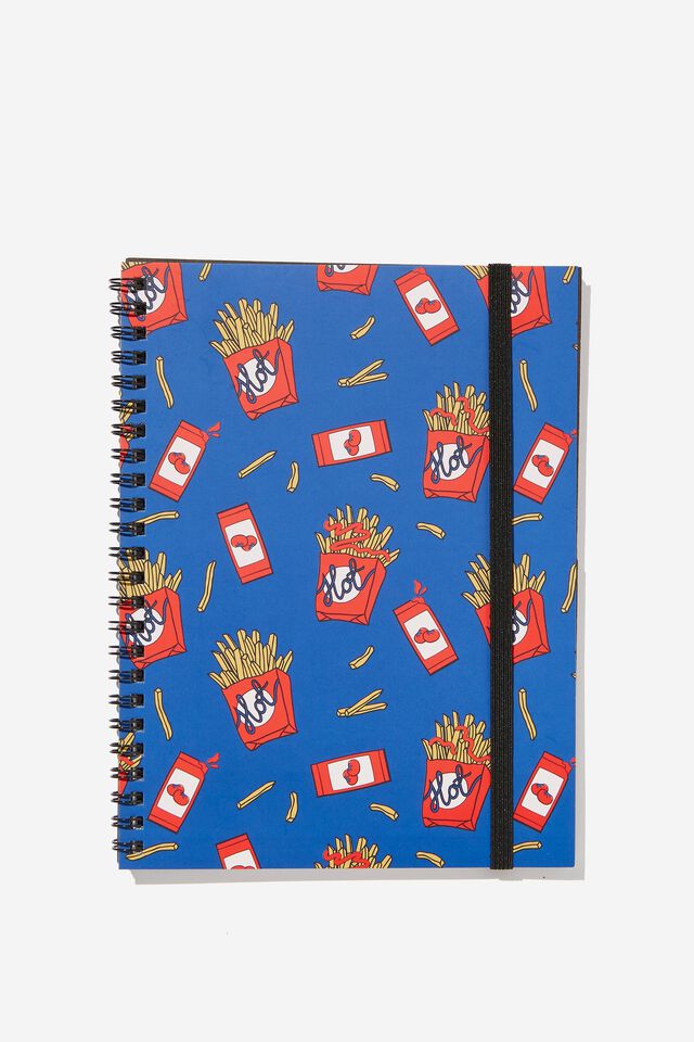 A5 Spinout Notebook, HOT FRIES