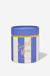 Check Out Candle, BRIGHT BLUE GREATEST MUM - alternate image 2