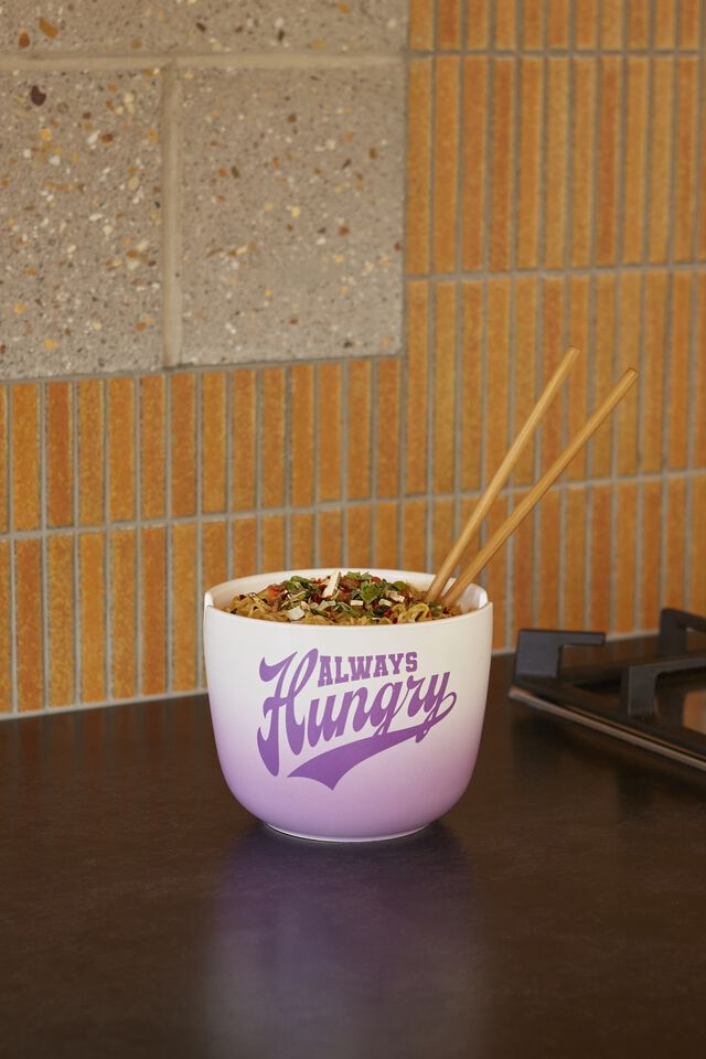 Feed Me Bowl, ALWAYS HUNGRY PURPLE