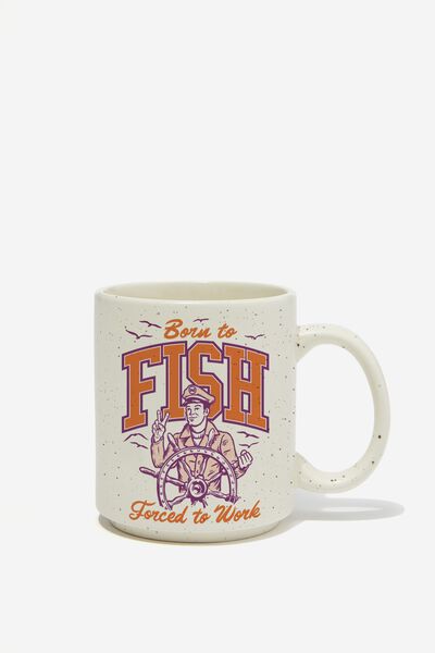 Limited Edition Mug, PER LTD EDITION FATHERS BORN TO FISH