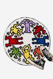 Keith Haring Floor Rug, LCN KEI KEITH HARING ROUND PEOPLE BRIGHTS - alternate image 1