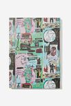 Basquiat A4 Stitch Bound Sketch Book, LCN BSQ MULTI YARDAGE - alternate image 1