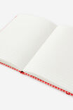 Personalised A5 Hard Lined Notetaker Notebook, STRAWBERRY MILK DITSY FLORAL - example image 3