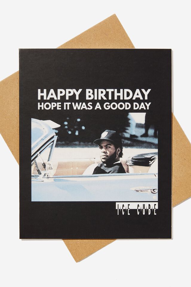 Ice Cube Funny Birthday Card, LCN MT HAPPY BIRTHDAY