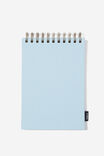 A5 Spiral Sketch Book, ARCTIC BLUE - alternate image 1