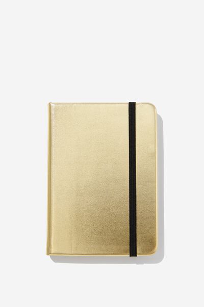 A6 Premium Buffalo Journal Recycled Mix, GOLD