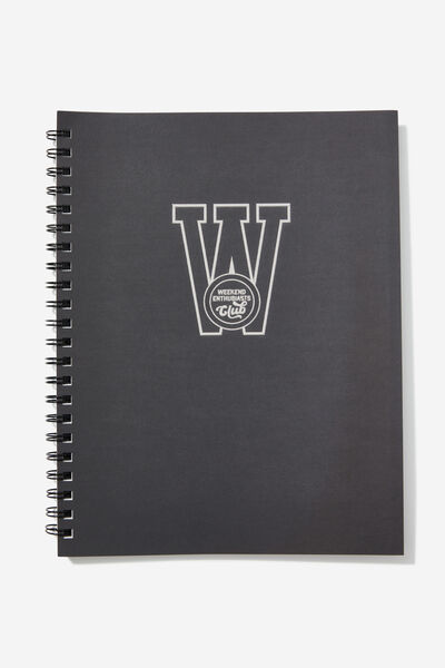 A4 Campus Notebook, WEEKEND ENTHUSIAST