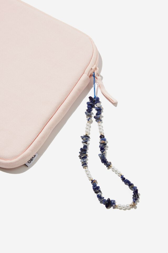 Carried Away Phone Charm Strap, MYSTIC CRYSTAL/BLUE