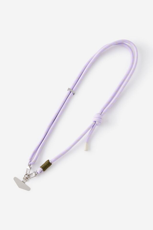 Lanyard Crossbody Strap, ORCHID