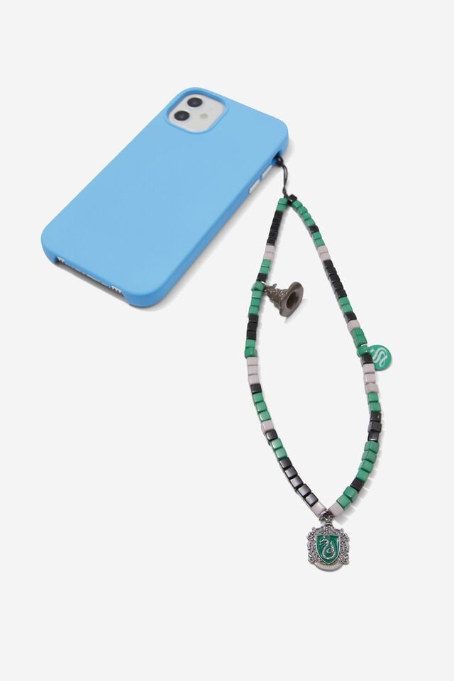 Collab Carried Away Phone Charm Strap, LCN WB/HP SLYTHERIN