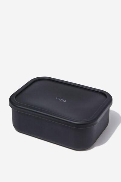 Fill Me Up Lunch Box, BLACK