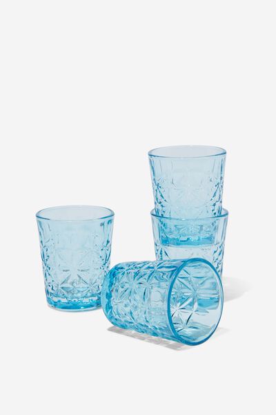 Shot Glasses 4pk, ARCTIC BLUE